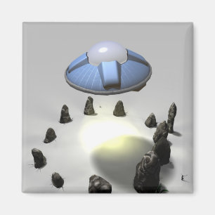 Stencirkelbesökare, magnet