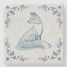 Stencoaster Delft Fox Stenunderlägg
