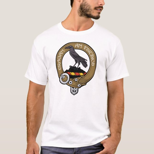 Stenen av det korpsvart (vit) t-shirt (Framsida)