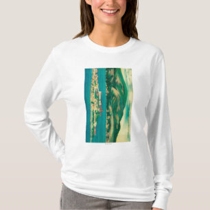 Stenen, den Alcatraz ön och Sanet Francisco Tee
