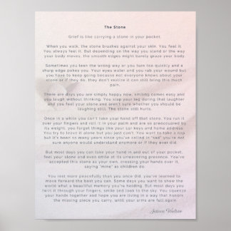 Stenen poster