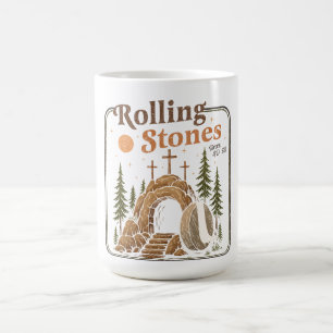 Stenen rullades bort från Påsk. Kaffemugg