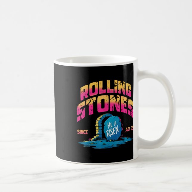 Stenen rullades bort och han är levande Retro Kris Kaffemugg (Höger)