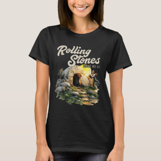 Stenen rullades bort och han är levande Retro Kris T Shirt
