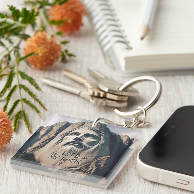 Stenen tog hand om Savior Herren är mitt Sten (Högra Framsidan)