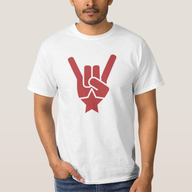 Stenen undertecknar t-shirt (Framsida)