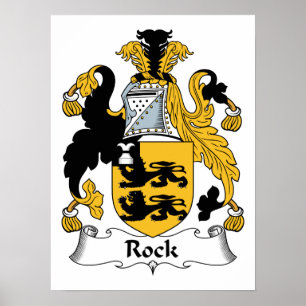 Stenfamiljvapensköld Poster