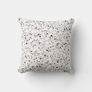 Stenformer i Marble chip som är texturerade i dela Kudde