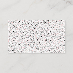 Stenformer i Marble chip som är texturerade i dela Visitkort