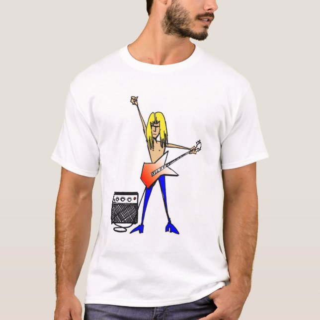 StengitarrT-tröja Tee Shirt (Framsida)
