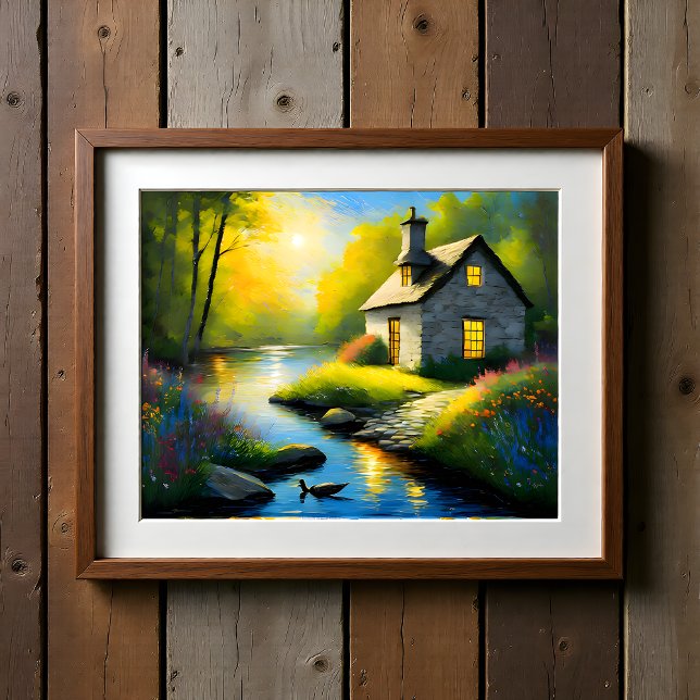 Stenhus vid floden 2 poster (Skapare uppladdad)