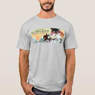 Stenig bergkraftmätning - baner t shirt