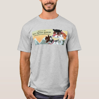 Stenig bergkraftmätning - baner t shirt