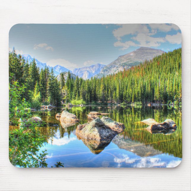 Stenig bergnationalpark Colorado Mousepad Musmatta (Framsidan)