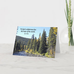Stenig bergnationalpark med citationstecken kort