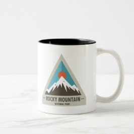 Stenig bergnationalpark Två-Tonad mugg