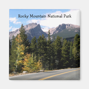 Stenig bergnationalparkmagnet magnet