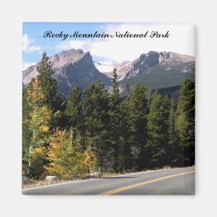 Stenig bergnationalparkmagnet magnet
