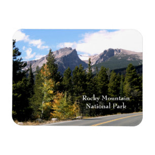 Stenig bergnationalparkmagnet magnet