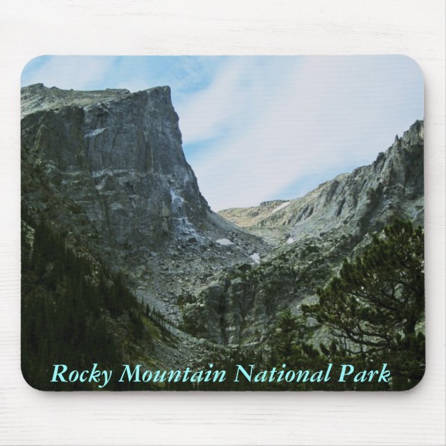 Stenig bergnationalparkmousepad musmatta (Framsidan)