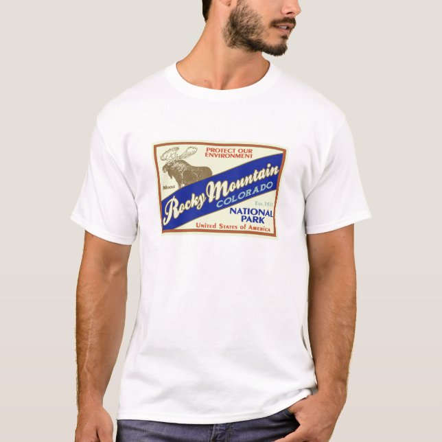 Stenig bergnationalparkT-tröja Tee Shirt (Framsida)