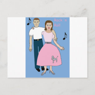 stenig duo redo att dansa vykort