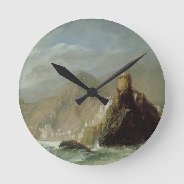 Stenig fjärd rund klocka (Framsida)