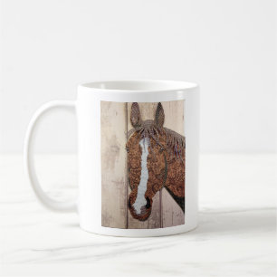 Stenig hästCollagemugg Kaffemugg