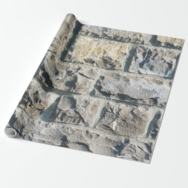 Stenig mönster presentpapper (Utrullad)