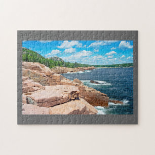 Stenig nationalpark Maine för Pussel