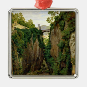 Stenig ravin på Sorrento, 1823 Julgransprydnad Metall