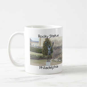 Stenig staty Philadelphia Kaffemugg