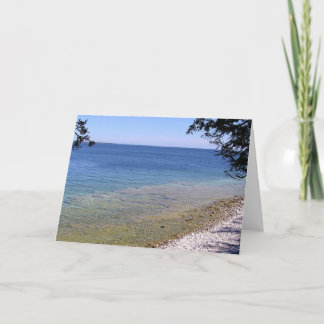 Stenig strand kort