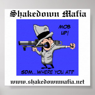 Steniga raket för SDM Poster