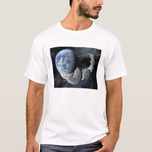 Steniga terrestrial världar tee shirt