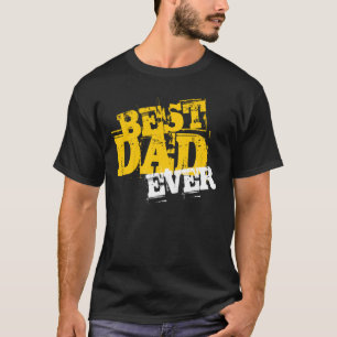 Stenigt bäst för pappa roligt typsnitt någonsin t shirt