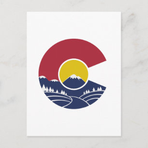 Stenigt berg Colorado C Vykort