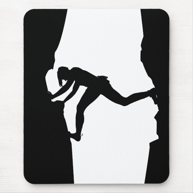 Stenklättrare Bouldering Mousepad Musmatta (Framsidan)