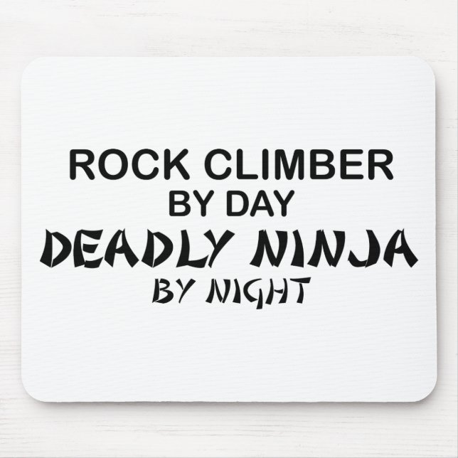Stenklättrare dödliga Ninja vid natt Musmatta (Framsidan)