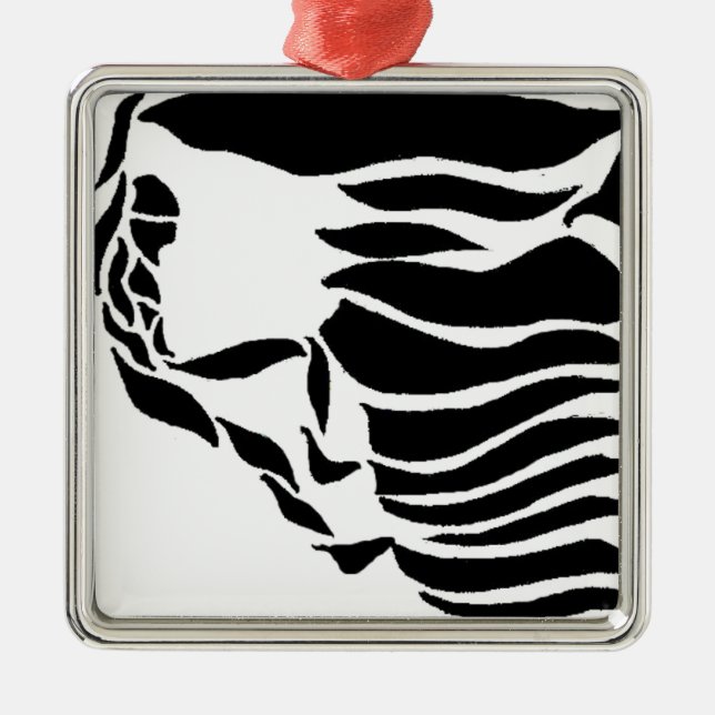 Stenklättrare Julgransprydnad Metall (Framsidan)