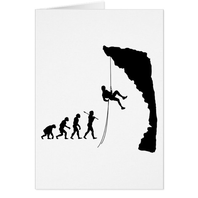 Stenklättring Hälsningskort (Framsidan)