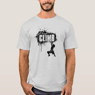 Stenklättringdesign med den Male klättraren T-shirt