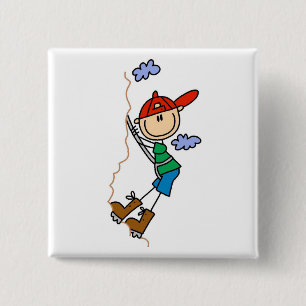 Stenklättringstick figur knapp