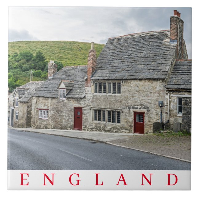 Stenkolvar i keramiskt plattor i England Kakelplatta (Framsidan)