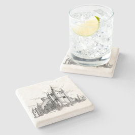 Stenkustfartyg - Alcazar Underlägg Sten