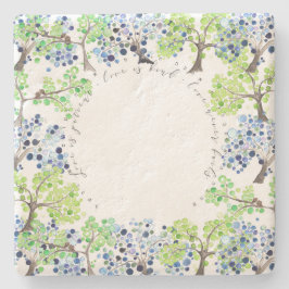 Stenkustfartyg - romantisk skog stenunderlägg