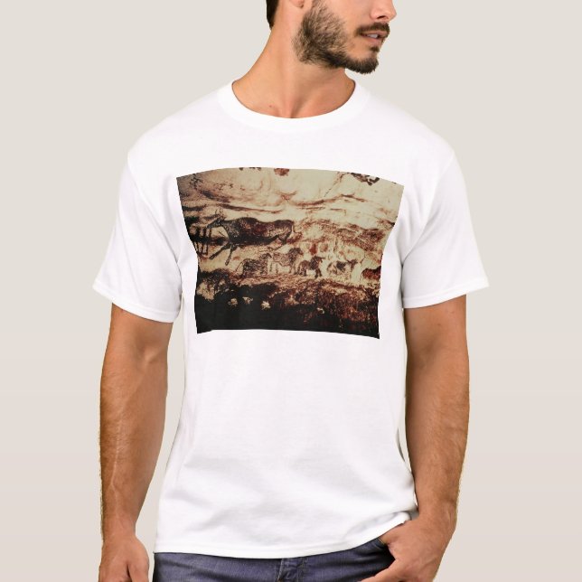 Stenmålning av en hoppa ko t shirt (Framsida)