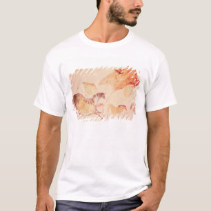 Stenmålning av hästar, c.17000 BC Tee