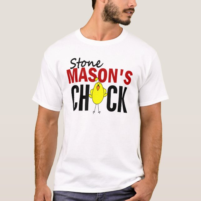 Stenmasons chick t shirt (Framsida)