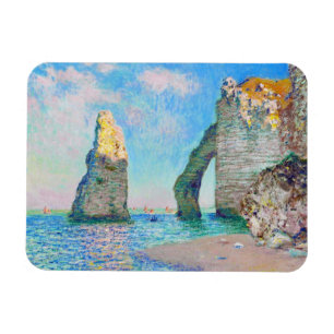 Stennålen och Porten d'Aval Claude Monet Magnet